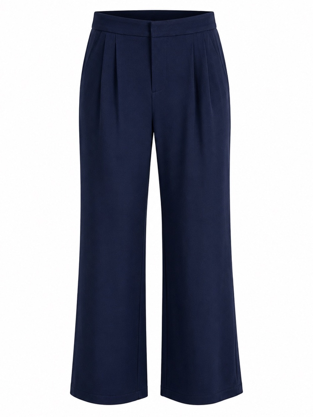 NWT Member’s Mark Women’s Wide Leg Trouser Pants Blue Size Small